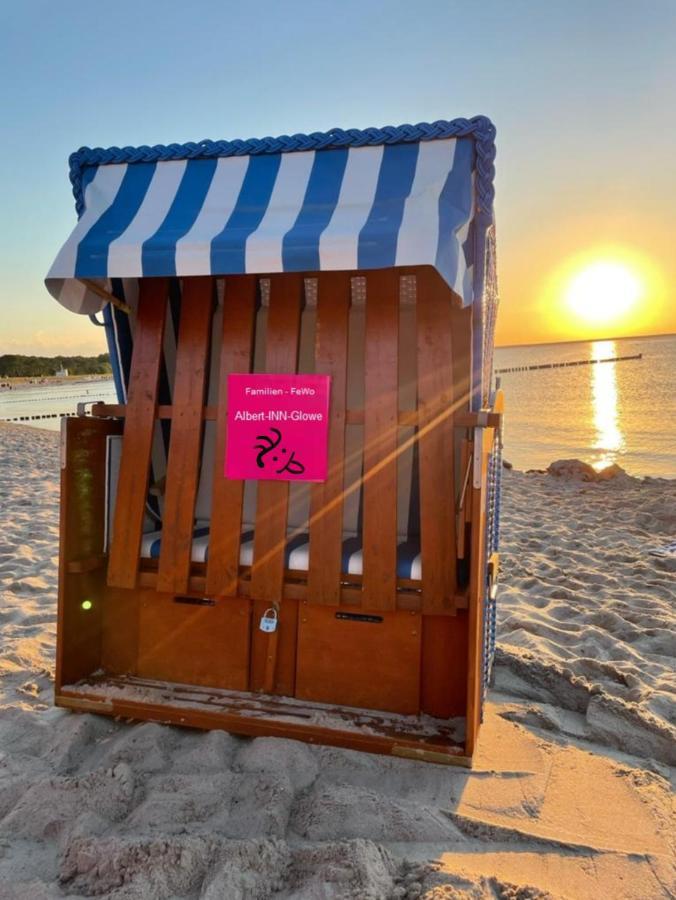 Albert-Inn-Glowe - Barrierefrei & 3 Schlafzimmer & Coworking & Strandkorb-Saisonal & Sauna Im Haus & Fahrraeder Exteriör bild